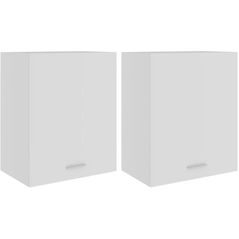 Image of VIDAXL Hanging Cabinets 2 pcs White 50x31x60cm Engineered Wood Vidaxl 8720286168035