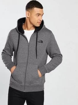 Image of The North Face Open Gate Full Zip Hoodie Medium Grey Heather Size M Men