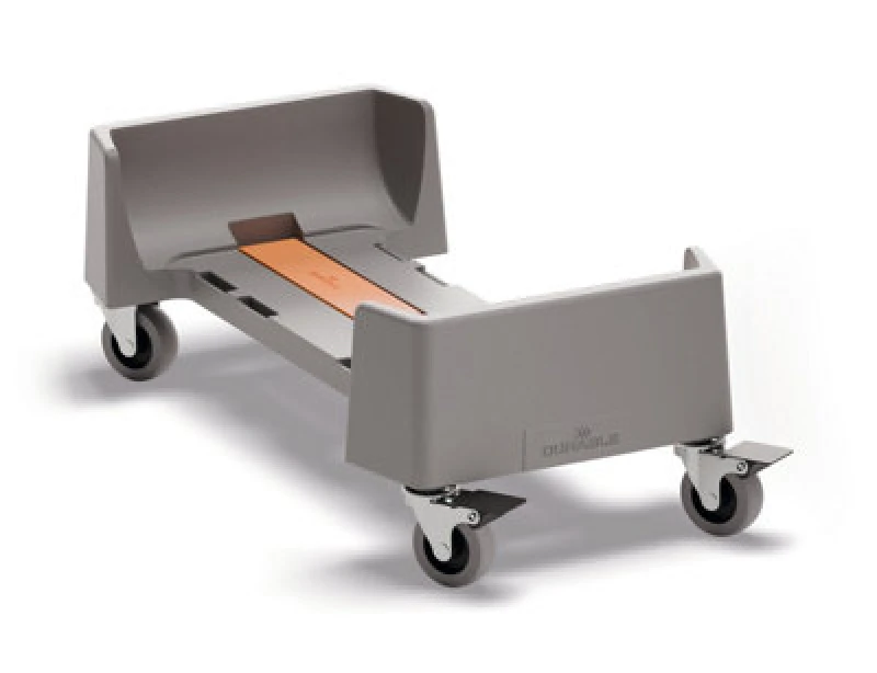 Image of Durable 60L Linkable Bin Trolley - Robust Modular Waste Trolley for DRBE334037