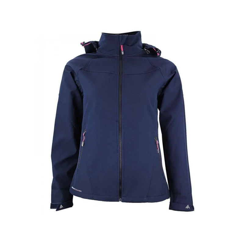 Image of Womens jacket Peak Mountain Softshell Acelsiorunm Bleu Female L