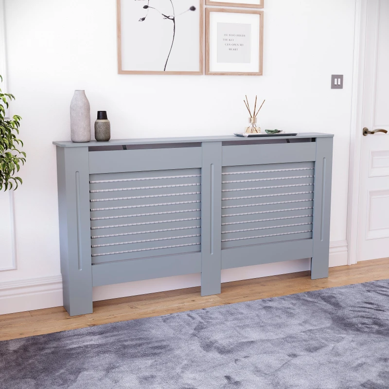 Image of Lassic Vida Designs Milton Radiator Cover, Large Dark Grey unisex Large