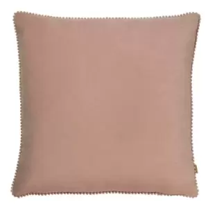 Image of Cosmo Velvet Cushion Blush, Blush / 45 x 45cm / Polyester Filled