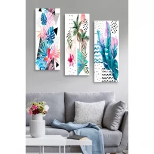 Image of MDF0045 Multicolor Decorative MDF Painting (3 Pieces)