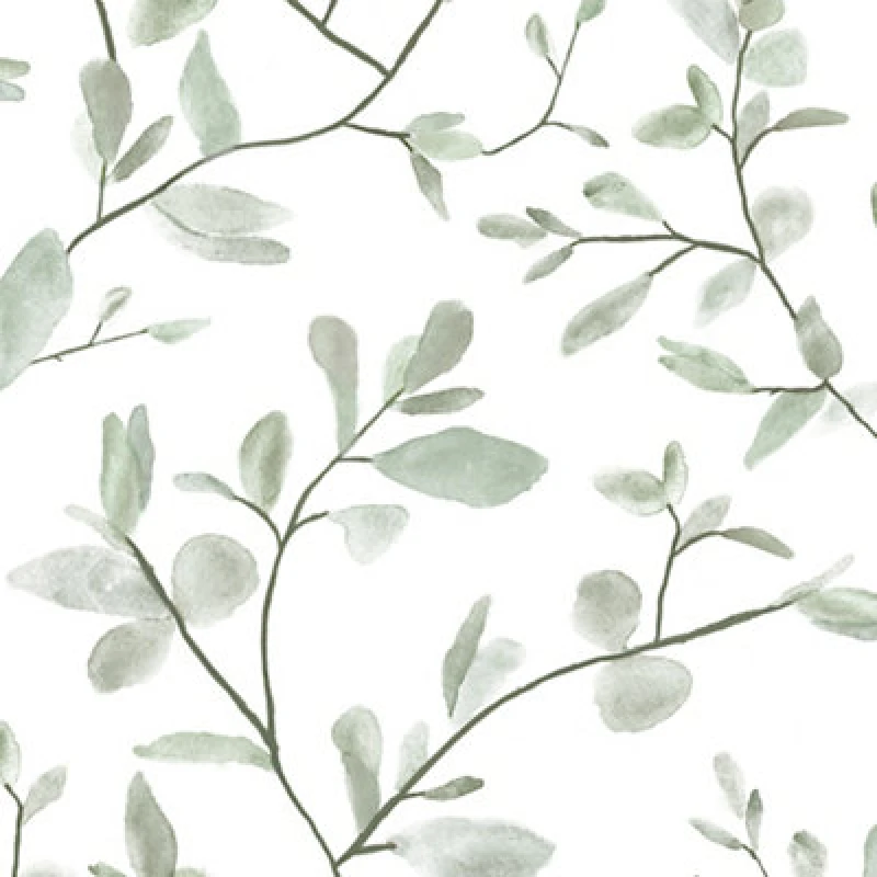 Image of Superfresco Easy Eugenie Leaf Trail Green Wallpaper Green unisex