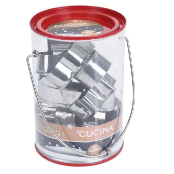 Image of The Spirit Of Christmas Of Christmas 10Pc Cookie Cutter Set - Stainless Steel