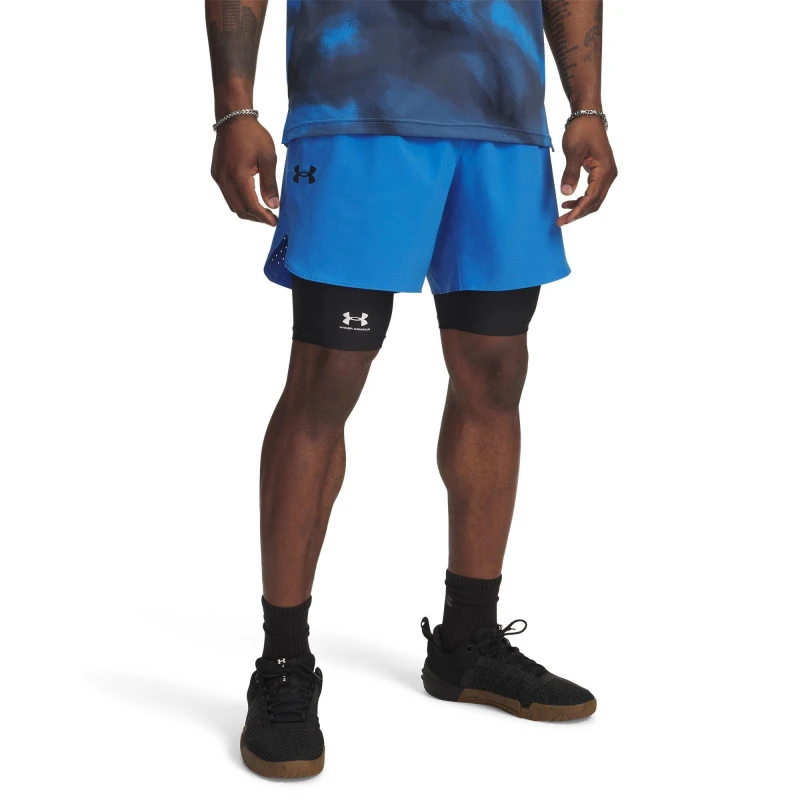 Image of Under Armour 6 Vanish Elite Shorts Mens Blue Atlantis male M