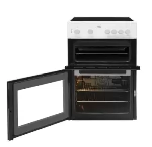 Image of Beko ETC611W 60cm Oven Electric Cooker with Ceramic Hob White