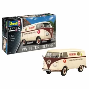 Image of Revell 1:24 Volkswagen T1 "Dr. Oetker" Car Model Kit