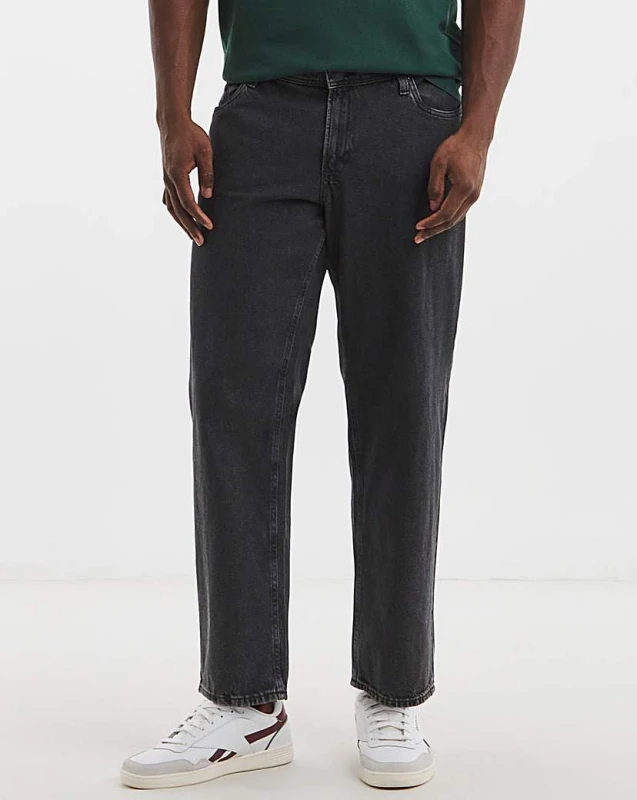 Image of jack & jones Jack & Jones Chris Relaxed Fit Jean Black Denim - JACK & JONES - Size: 40L Black Denim Male 40L JA40113