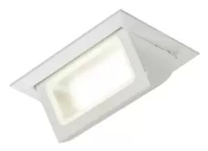 Image of KnightsBridge 230V 30W Rectangular Recessed LED Wallwasher