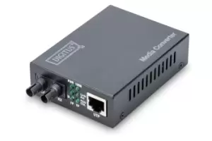 Image of Digitus Fast Ethernet Media Converter, RJ45 / ST