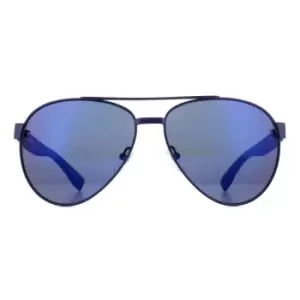 Image of Aviator Blue Blue Sunglasses