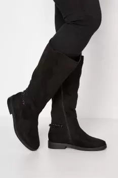Image of Wide & Extra Wide Black Knee High Boots