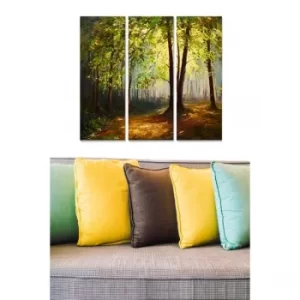 Image of MDF6932351 Multicolor Decorative MDF Painting (3 Pieces)