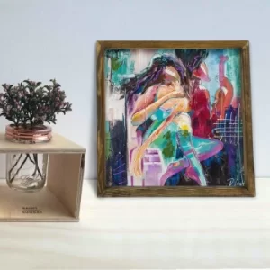 Image of MZM692 Multicolor Decorative Framed MDF Painting