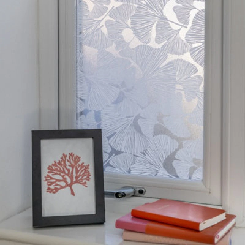Image of D-C-Fix Ginkgo Eco Line Pvc Free Static Cling Window Film For Privacy And Decor 1.5M(L) 67.5Cm(W)