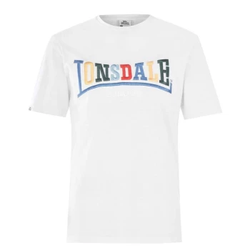 Image of Lonsdale RCY T Shirt Mens - White