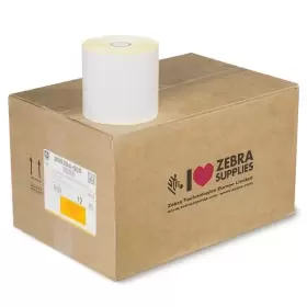 Image of Zebra Z-Perform 1000T 800294-605 Original White Labels 102mm x 152mm - 12 Pack (12 x 475 Labels)
