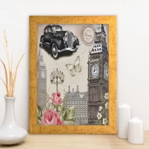 Image of AC11115870592 Multicolor Decorative Framed MDF Painting