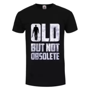 Image of Grindstore Mens Old But Not Obsolete T-Shirt (L) (Black)