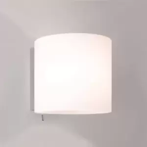 Image of Luga 1 Light Indoor Wall Light White Glass, E14