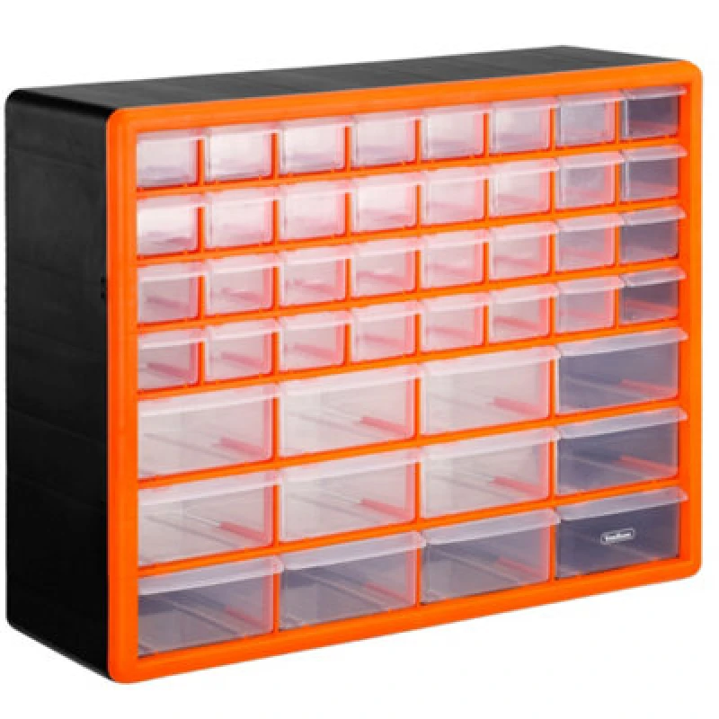 Image of VonHaus 44 Multi Drawer Organiser for Small Parts Orange unisex