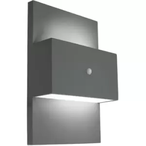 Image of Elstead Geneve Outdoor 1 Light Wall Light with PIR Graphite, E27