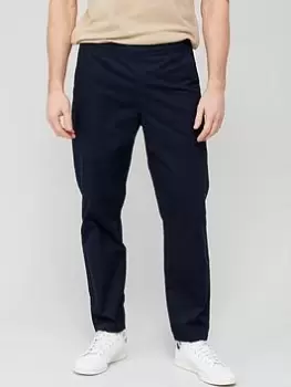 Image of Farah Osborne Elasticated Canvas Trousers - Navy Size M Men