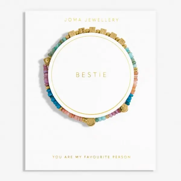Image of Happy Little Moments Bestie Gold Plated 17.5cm Bracelet 7075