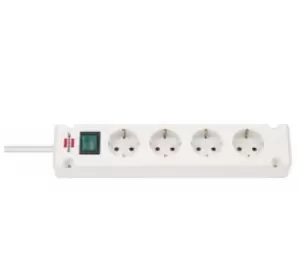 Image of Brennenstuhl 1150650124 power extension 1.5 m 4 AC outlet(s)...