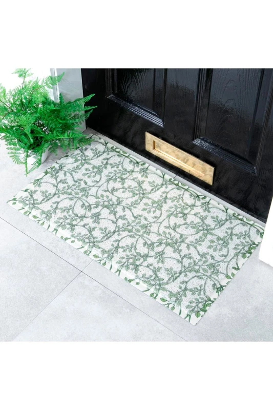 Image of Artsy Doormats William Morris Ivy Pattern Doormat (70 X 40Cm), Green DMW-WMIVY