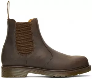 Image of Dr Martens 2976 Chelsea Boots - Brown , Brown, Size 9, Men