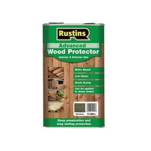 Image of Rustins Quick Dry Advanced Wood Protector Mid Brown 5 litre