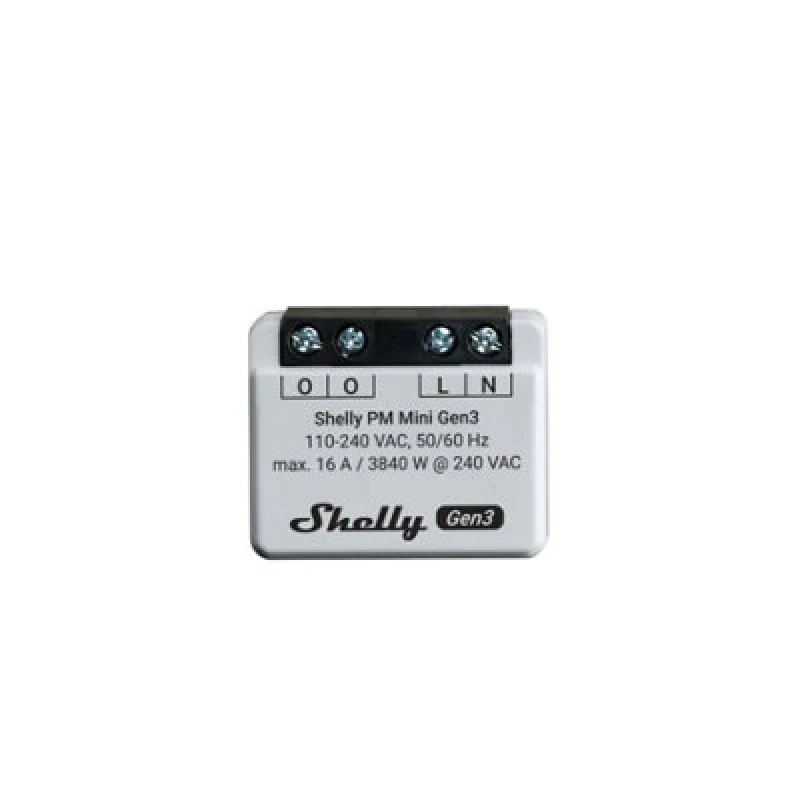 Image of Shelly Shelly Shelly PM Mini Gen3 Actuator WiFi, Bluetooth Shelly_PM_Mini_G3