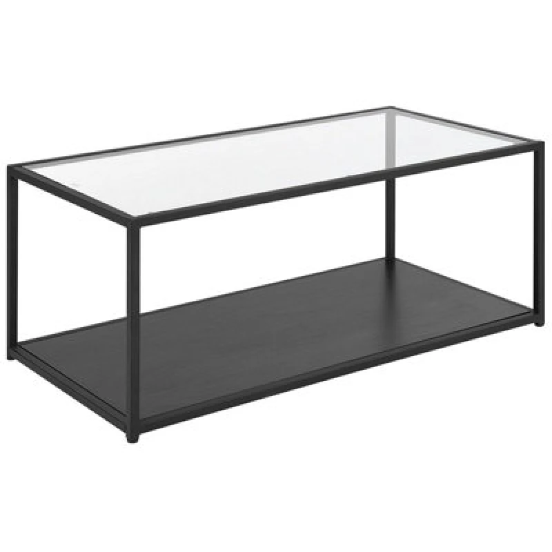 Image of Beliani Coffee Table Medora Glass Black