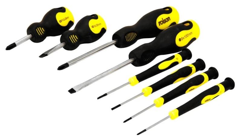 Image of Rolson 8 Piece Screwdriver Set