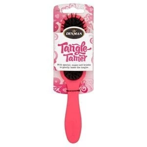 Image of Denman D90 Tangle Tamer Pink Detangling Hairbrush