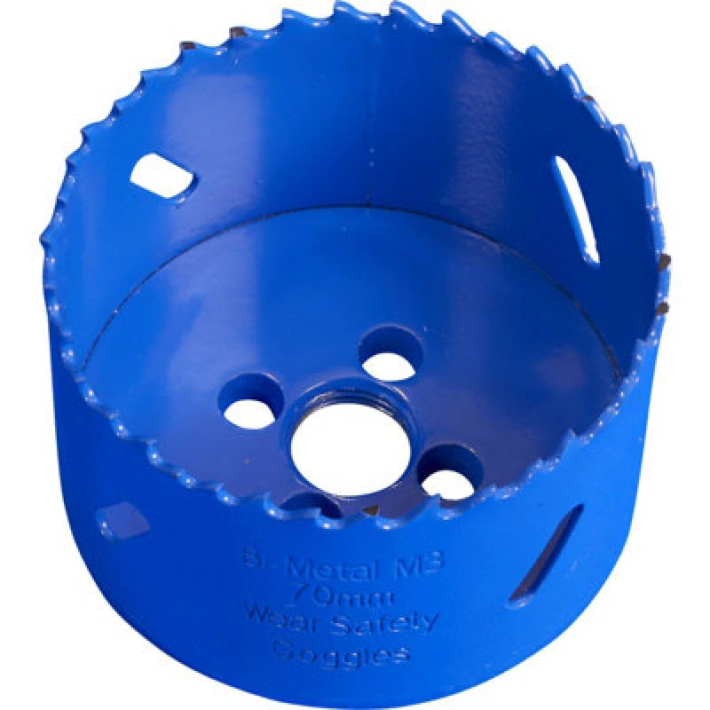 Image of Loops 70mm HSS Hole Saw Blade - Milled Teeth - Bi-Metal M3 Steel Long Lasting Drill Metallics