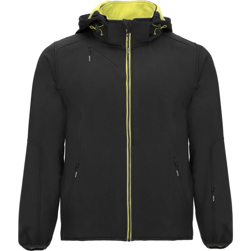 Image of ROLY ROLY Men Siberia Soft Shell Jacket in Black Size: X-Small Black XS Male 5063470467167