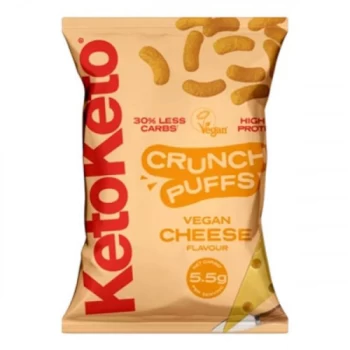 Image of Ketoketo Vegan Cheese Crunch Puffs - 80g x 10