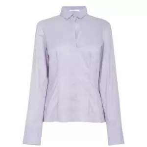Image of Boss Bashina Long Sleeve Blouse - Blue