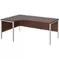 Image of Dams International Left Hand Ergonomic Desk MB18ELSW 1,800 x 1,200 x 725 mm