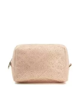 Image of Dune London Embellished Make Up Bag - Rose Gold