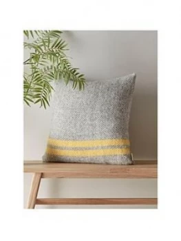Image of Cox & Cox Soft Wool Cushion - Mustard