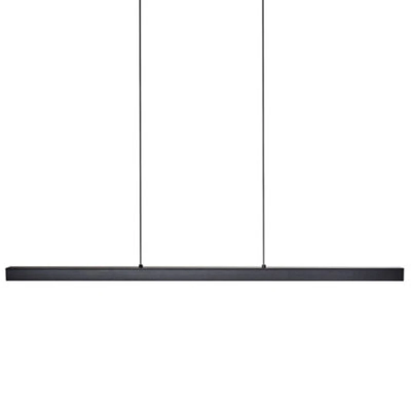 Image of Beliani LED Pendant Lamp Candelero With Remote Black