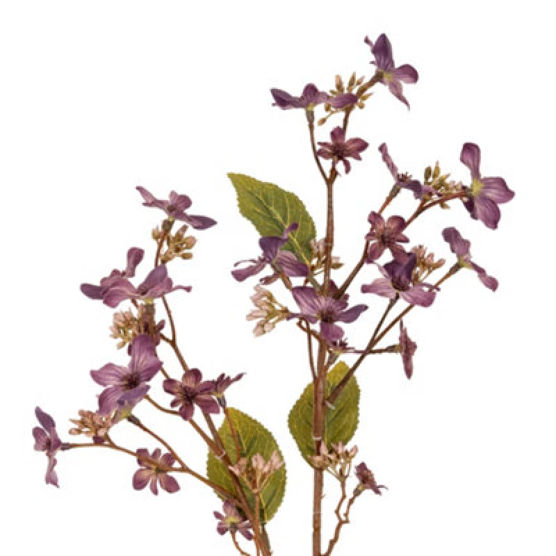 Image of Hill Interiors Vernicia Fordii Artificial Flower Spray Purple (One Size)