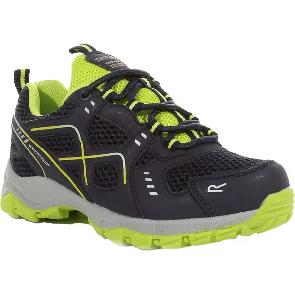 Image of Regatta Boys Vendeavour Waterproof Lace Up Walking Shoes UK Size 4 (EU 37)