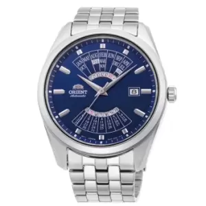 Image of Orient Multi-Year Calendar Mechanical Blue Dial Stainless Steel Bracelet Mens Watch RA-BA0003L10B