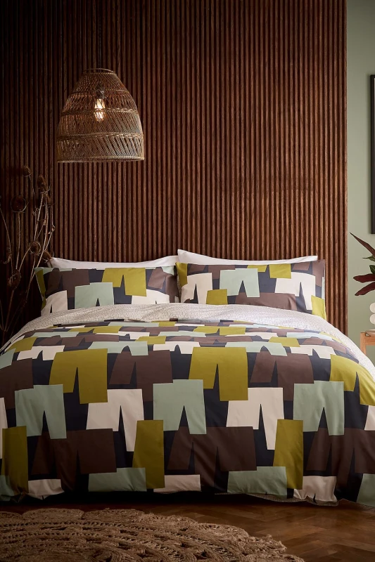 Image of Helena Springfield Helena Springfield 'Mika' Cotton Duvet Cover Set Size: King Multi King Unisex 5016709712446