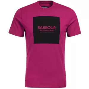Image of Barbour International Block T-Shirt - Purple